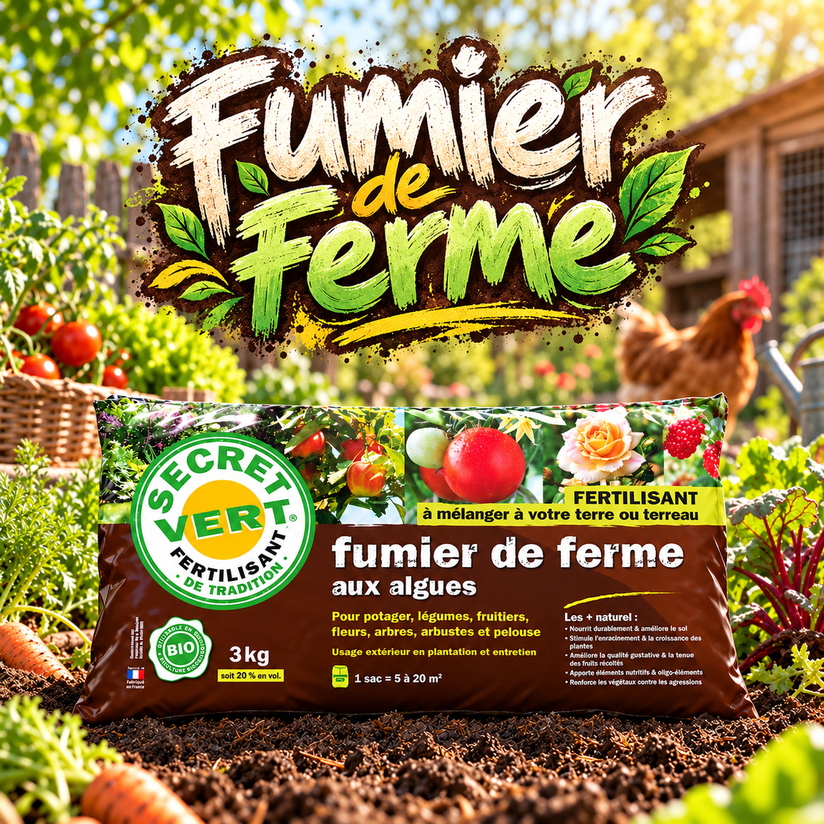 FUMIER DE FERME UAB - 3kg