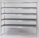 Etagere de culture Micropousses 2mx0.8m + double extension avec plateaux/lumiere/irrigation